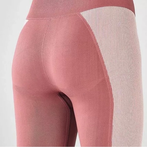 Fabletics Demi Lovato Pink Contour Leggings - Picture 2 of 8